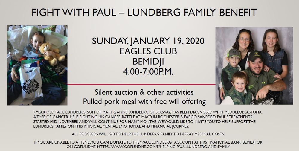 Fight with Paul - Lundberg Family Benefit